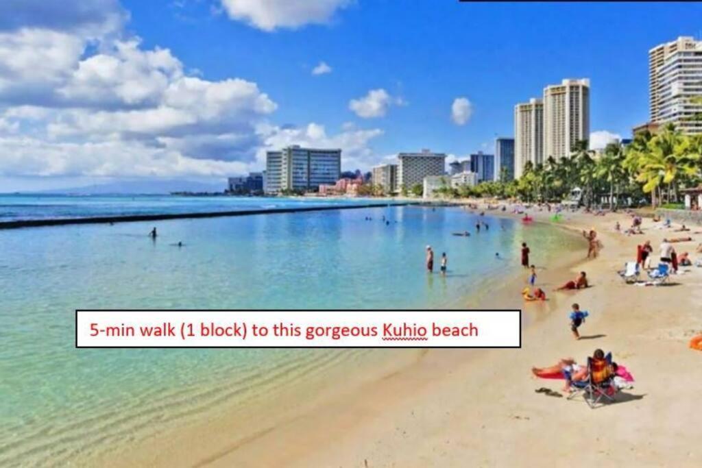 Huge Patio Washerdryer 1 Bedroom Banyan Free Parking 5 Min To Beach Honolulu Exterior photo